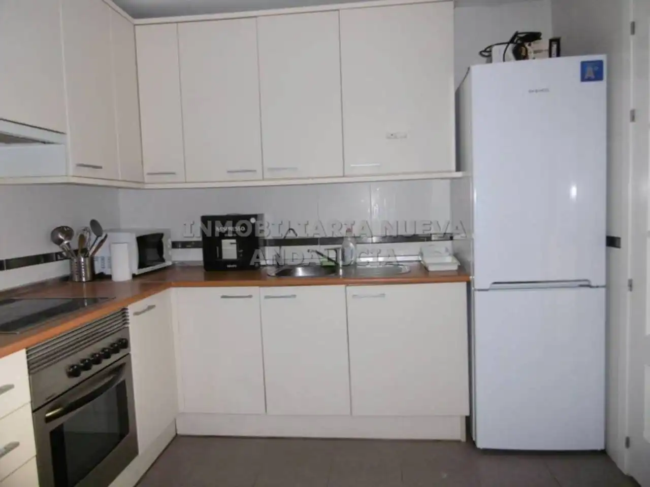 Cocina de Piso de alquiler en Almería con Aire acondicionado, Parquet y Amueblado
