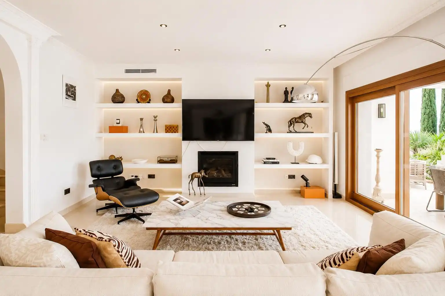 Sala d'estar de Casa o xalet de lloguer en Milla de Oro
