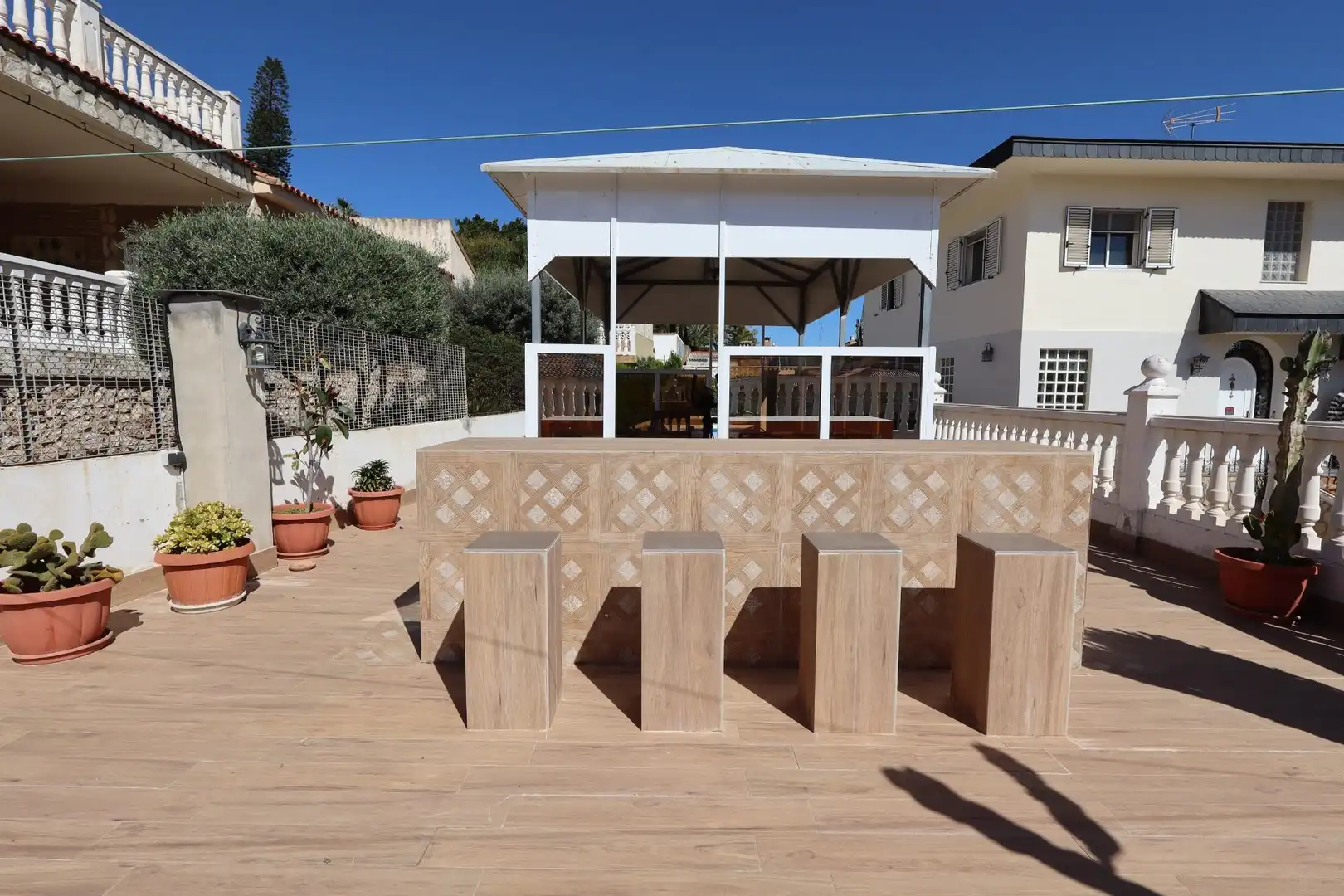 Terraza de Casa o chalet en venta en Chiva con Aire acondicionado, Calefacción y Jardín privado