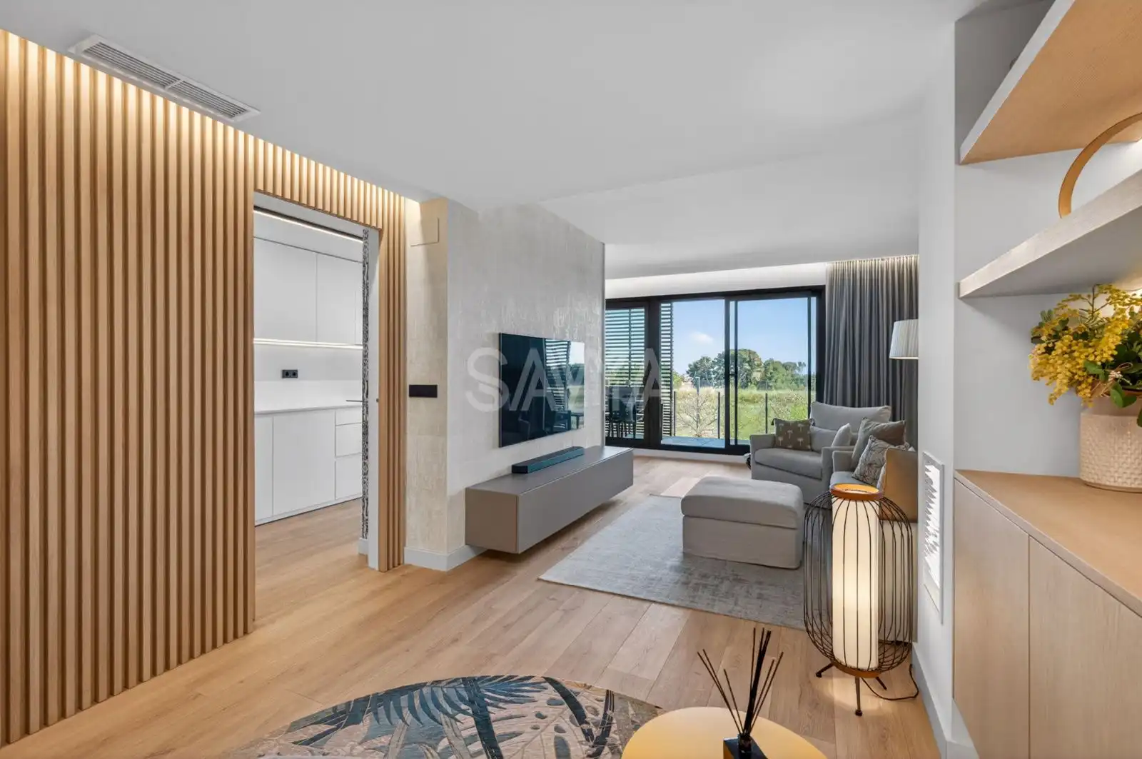 Sala de estar de Piso en venta en Sitges con Aire acondicionado, Calefacción y Terraza