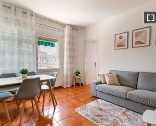 Living room of Flat to rent in  Barcelona Capital  with Air Conditioner, Heating and Furnished