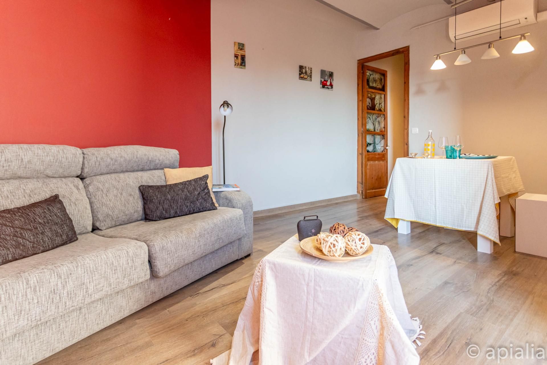 Living room of Apartment for sale in Girona Capital  with Balcony