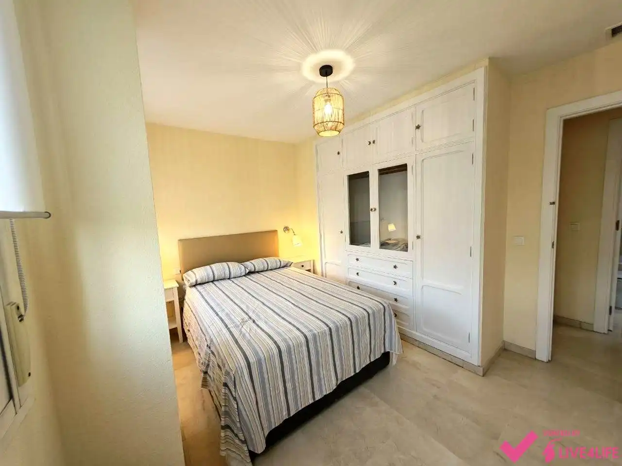 Schlafzimmer von Maisonette zur Miete in Sevilla mit Klimaanlage, Terrasse und Möbliert
