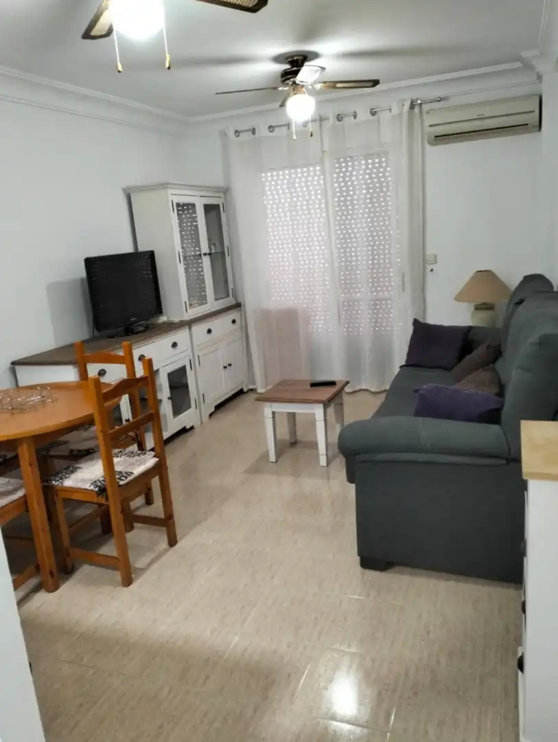 Sala d'estar de Apartament de lloguer en Cartagena amb Aire condicionat, Calefacció i Piscina