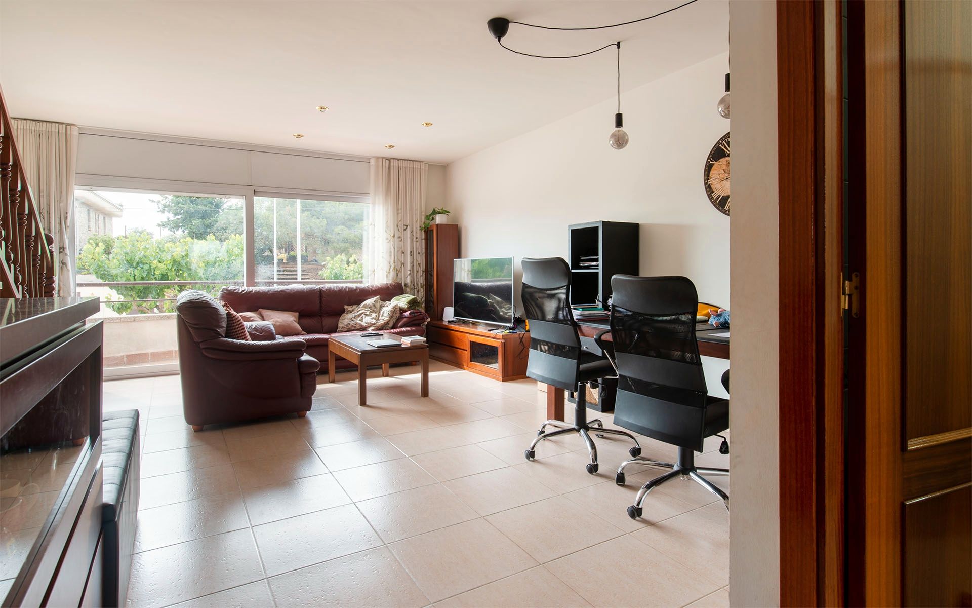 Living room of House or chalet for sale in Santpedor  with Air Conditioner, Heating and Private garden