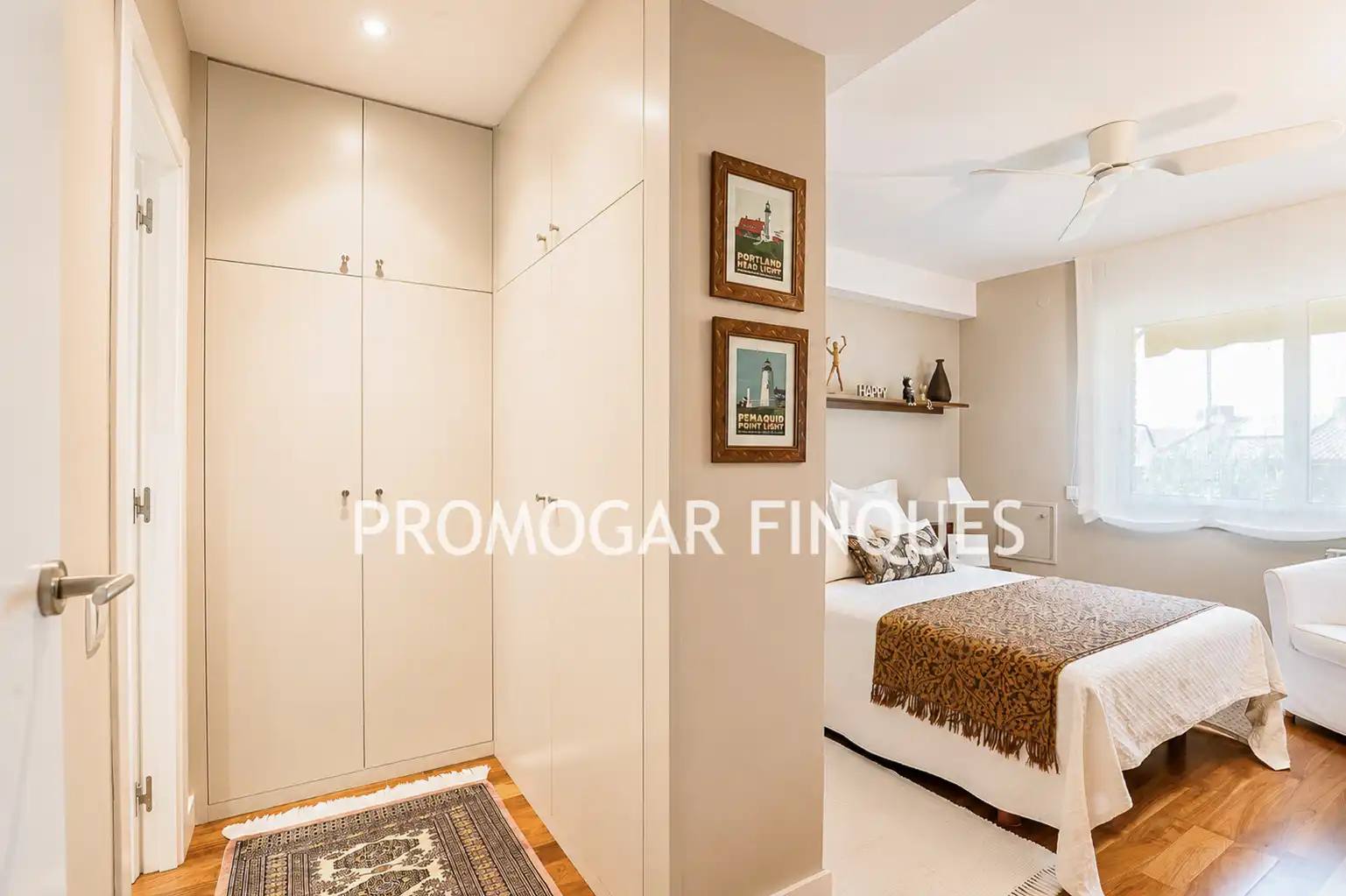 Schlafzimmer von Maisonette zum Verkauf in Sant Feliu de Llobregat mit Klimaanlage, Heizung und Privatgarten