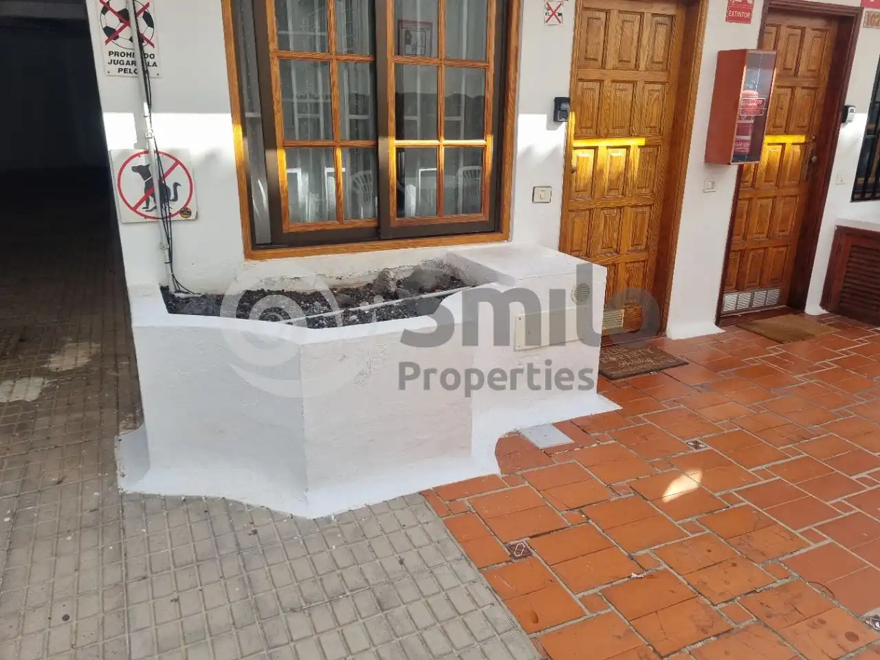 Terrasse von Erdgeschoss zur Miete in Arona mit Möbliert und Gemeinschaftspool