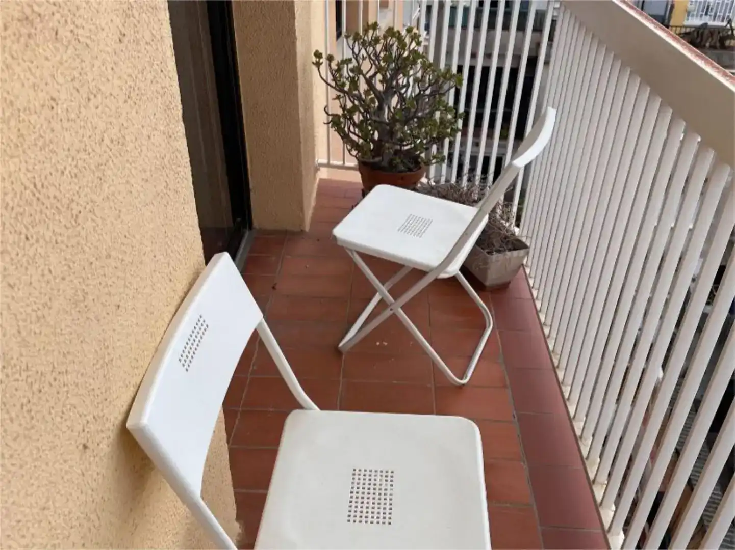 Terrasse von Wohnung zur Miete in Barcelona mit Parkett, Möbliert und Balkon