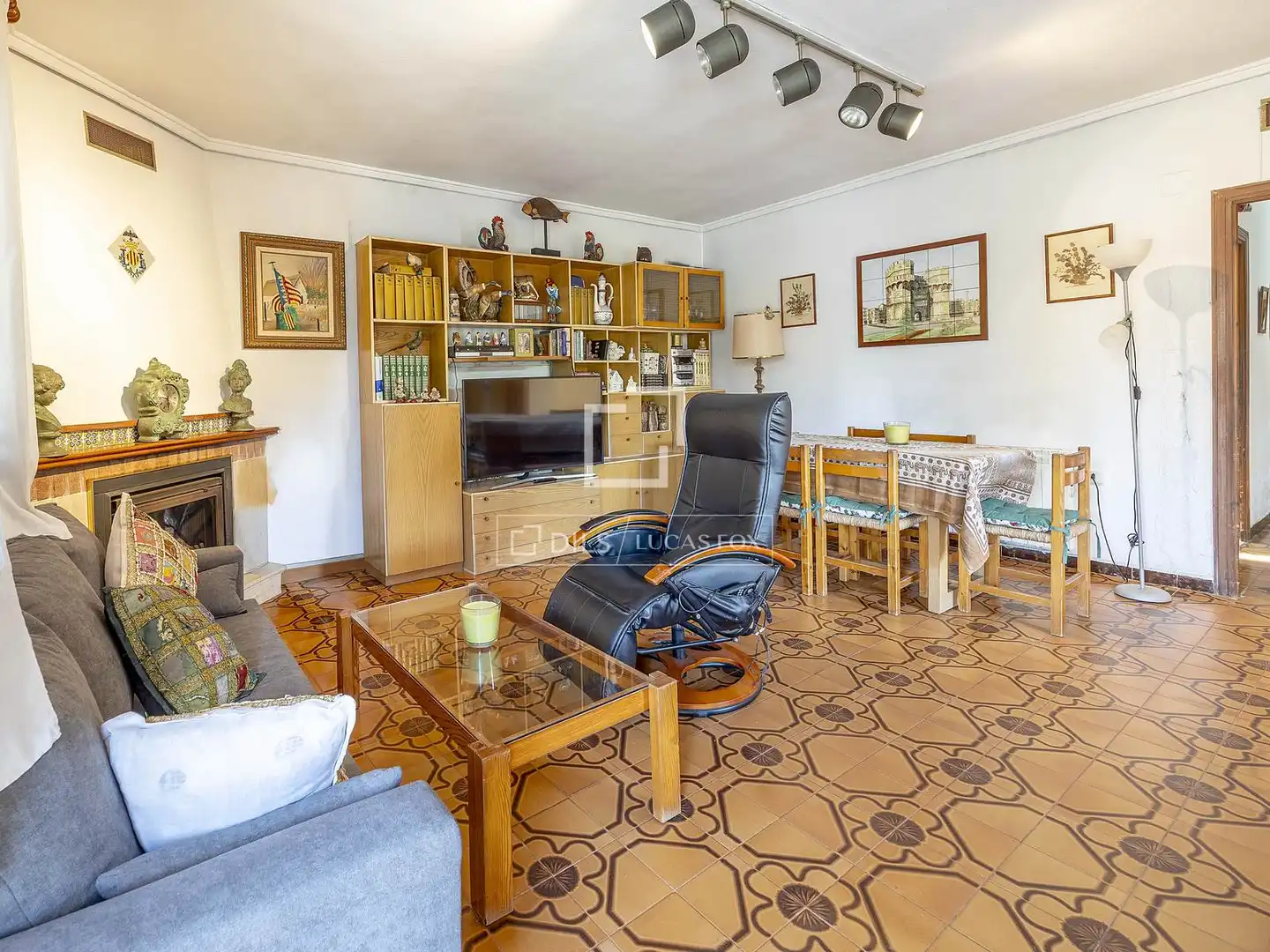 Sala de estar de Casa o chalet en venta en L'Eliana con Jardín privado, Terraza y Trastero
