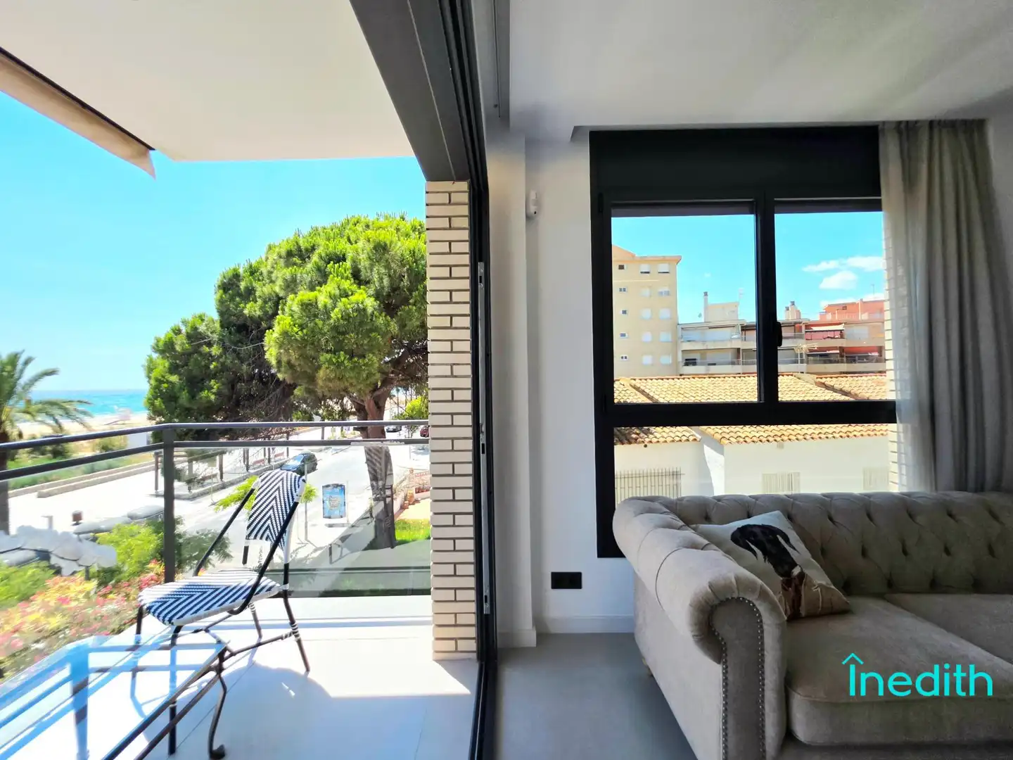 Terrasse von Wohnung zum Verkauf in Calafell mit Klimaanlage, Heizung und Terrasse
