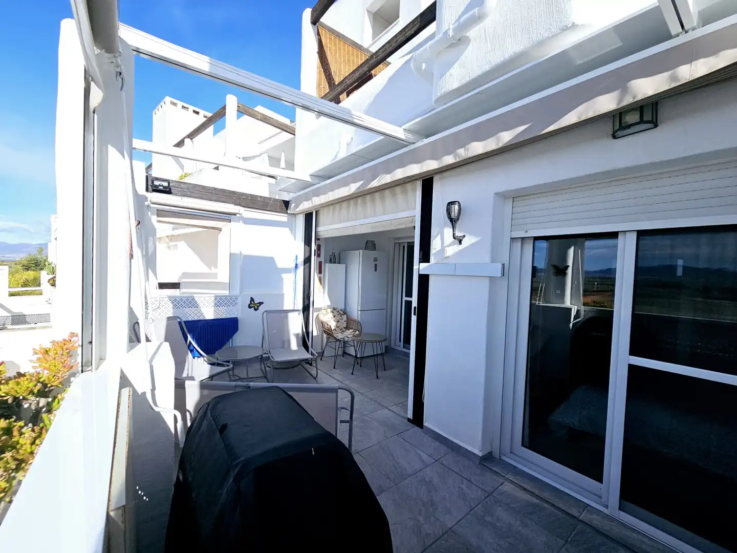 Terraza de Apartamento en venta en Alhama de Murcia con Aire acondicionado, Amueblado y Piscina comunitaria