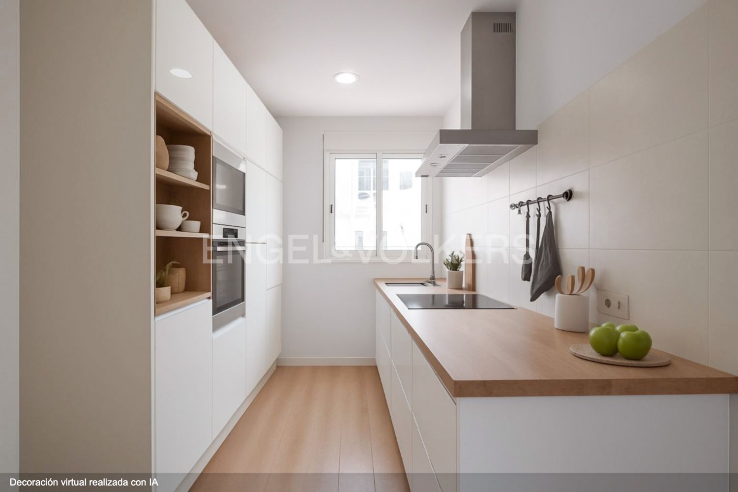 Cuina de Apartament en venda en  Valencia Capital amb Aire condicionat, Calefacció i Parquet