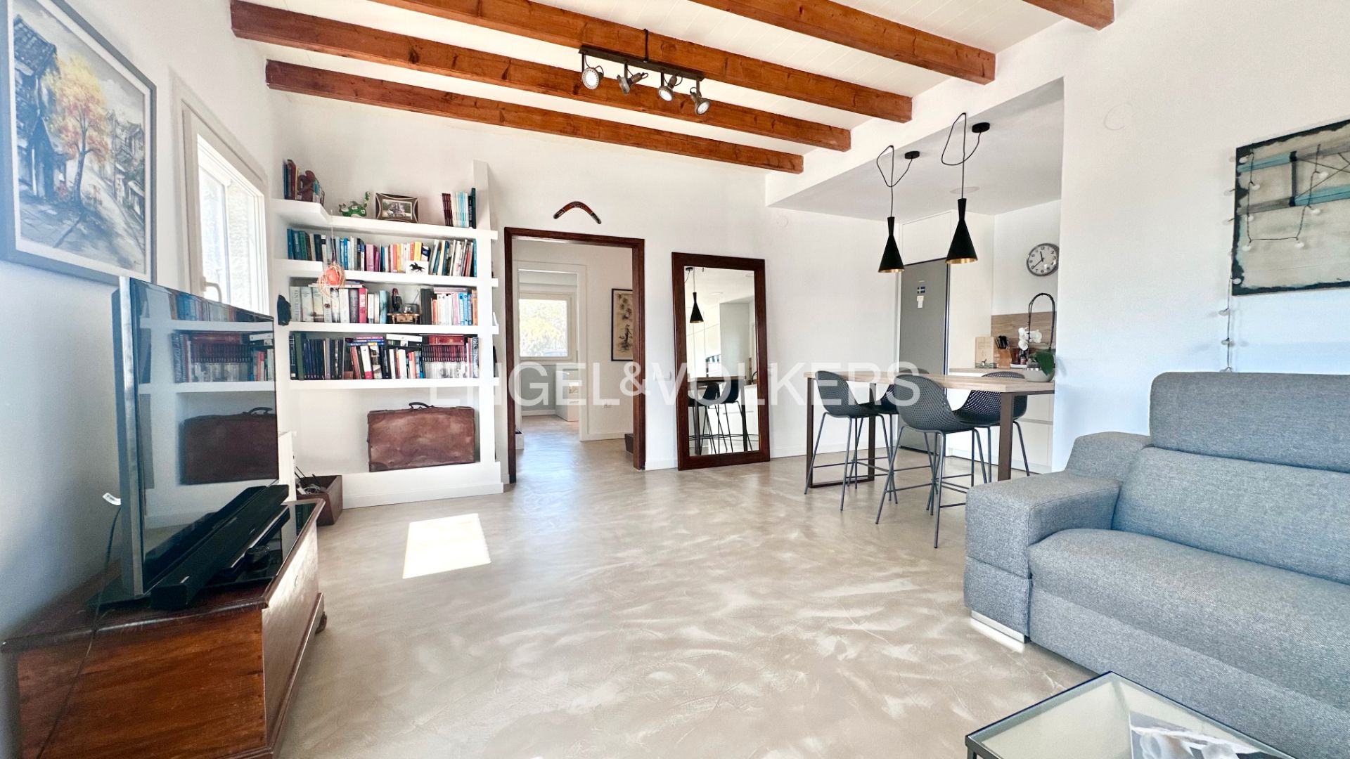Sala d'estar de Casa o xalet en venda en L'Ampolla amb Aire condicionat, Calefacció i Jardí privat