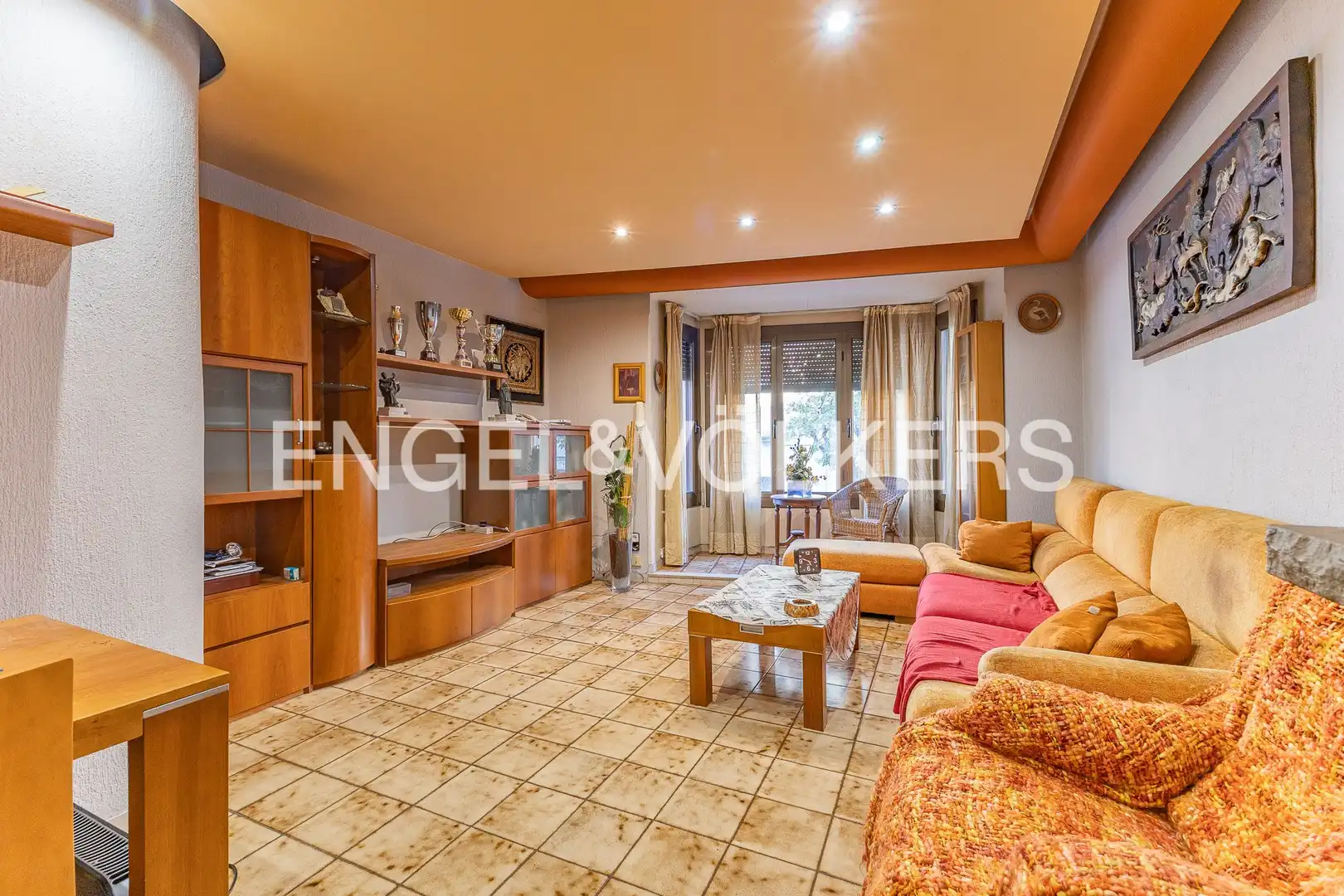 Sala de estar de Casa adosada en venta en Martorell, Barcelona
