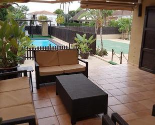 Terrace of House or chalet for sale in Chilches / Xilxes  with Air Conditioner, Private garden and Terrace