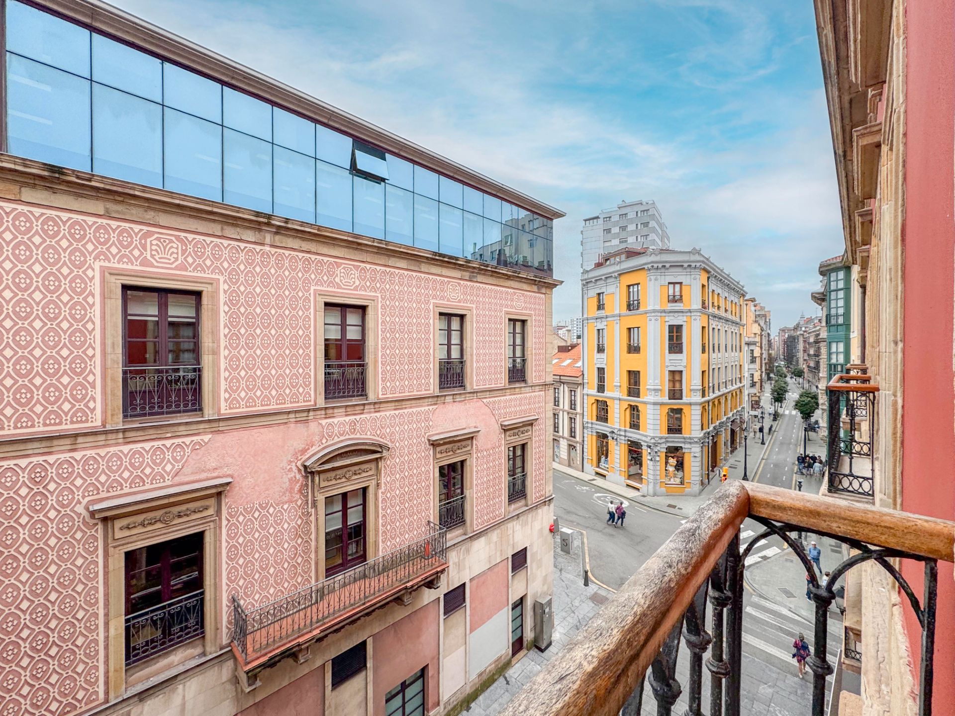 Exterior view of Flat for sale in Gijón   with Heating and Parquet flooring