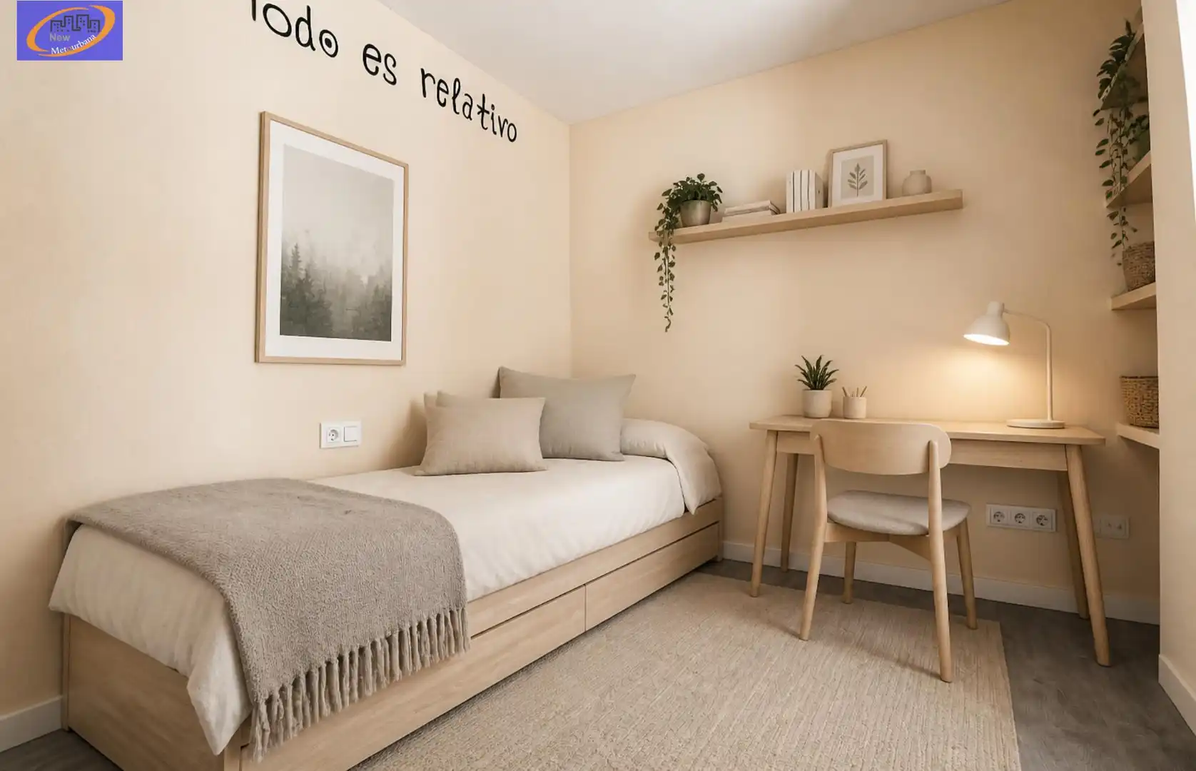 Bedroom of Flat for sale in Valencia  with Air Conditioner, Heating and Storage room