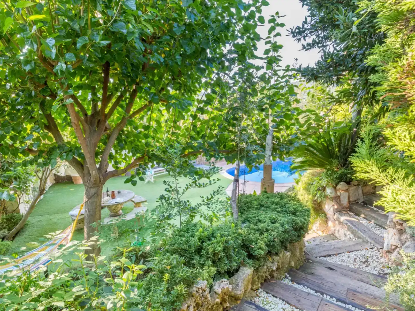 Jardín de Casa o chalet en venta en Lloret de Mar con Jardín privado, Piscina y Amueblado