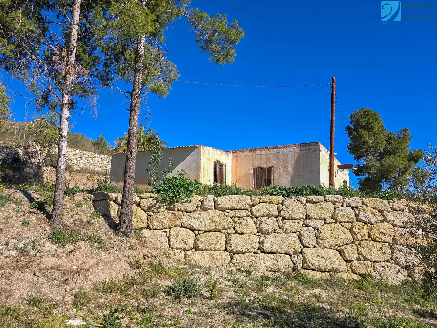 Vista exterior de Finca rústica en venda en Lubrín