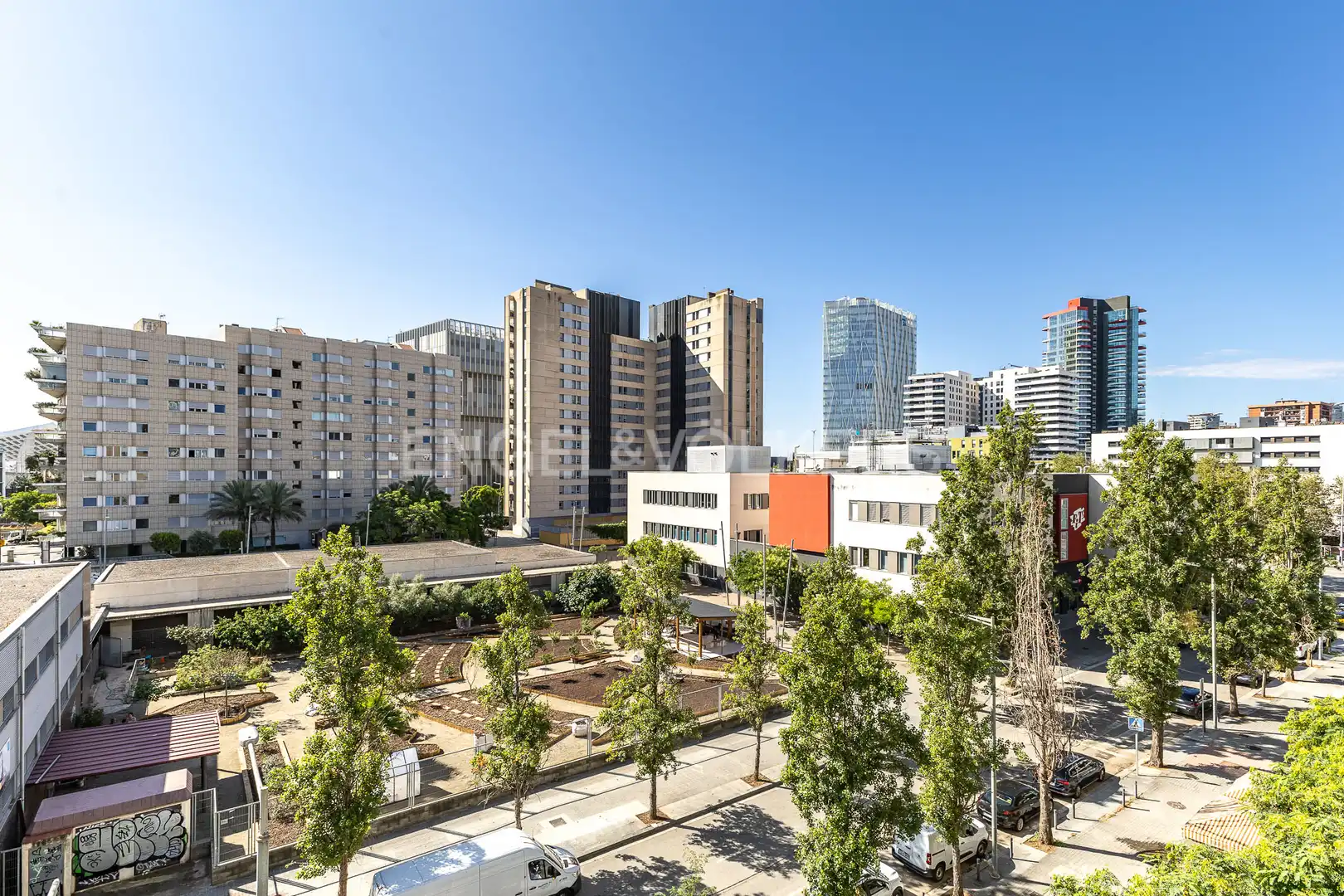 Exterior view of Flat for sale in Sant Adrià de Besòs  with Air Conditioner, Heating and Parquet flooring