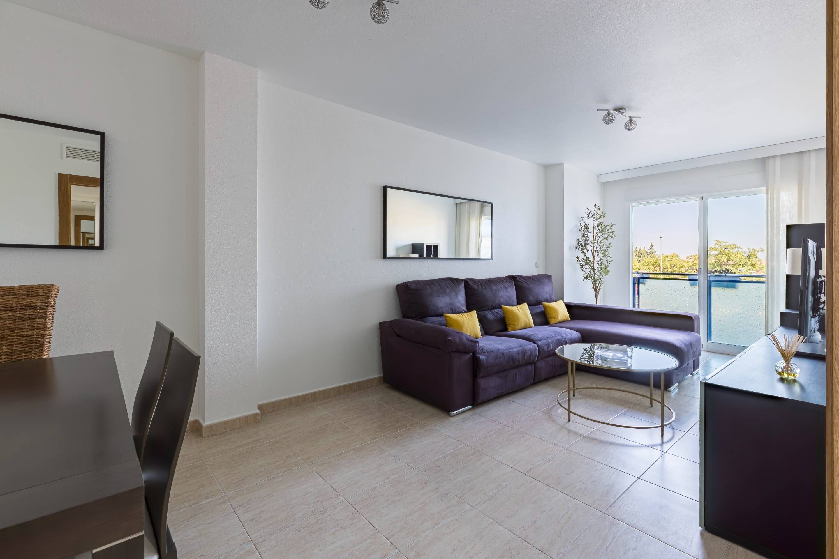 Living room of Flat for sale in  Murcia Capital  with Air Conditioner and Storage room