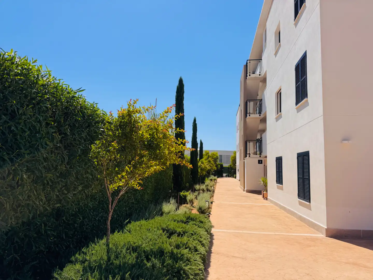 Vista exterior de Planta baja en venta en Sant Llorenç des Cardassar con Aire acondicionado, Jardín privado y Amueblado