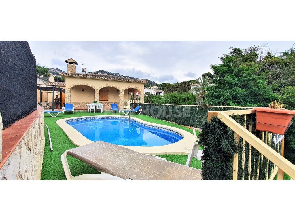 Exterior view of House or chalet for sale in Lloret de Mar  with Heating, Private garden and Terrace