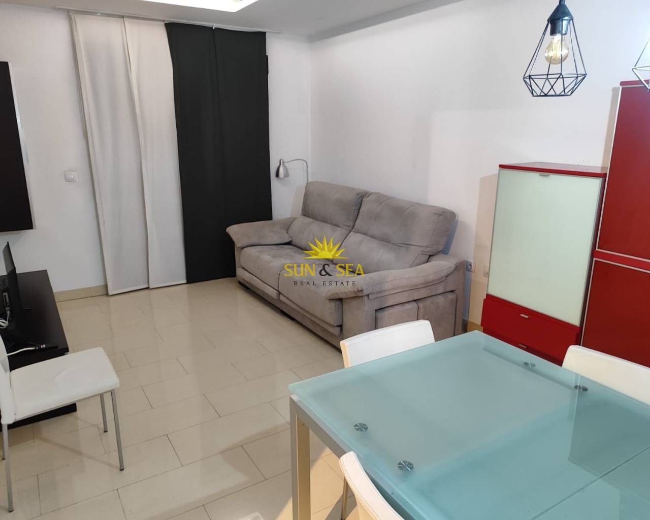 Living room of Flat to rent in Orihuela  with Air Conditioner, Heating and Furnished