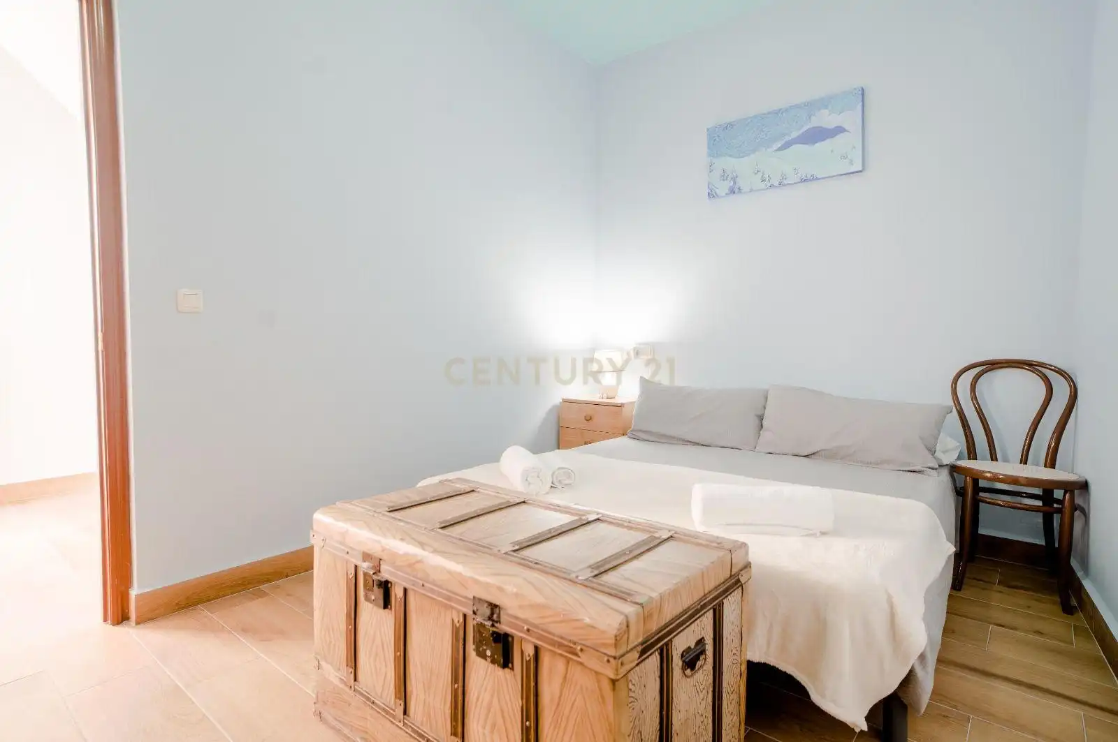 Dormitori de Casa o xalet de lloguer en Yunquera amb Aire condicionat, Jardí privat i Traster