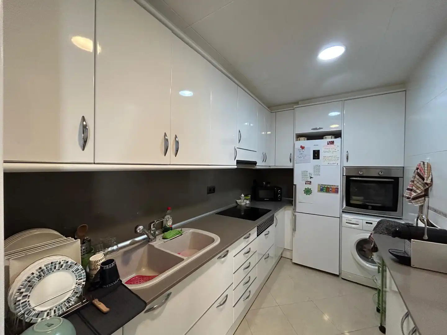 Kitchen of Flat for sale in Mataró  with Heating and Balcony