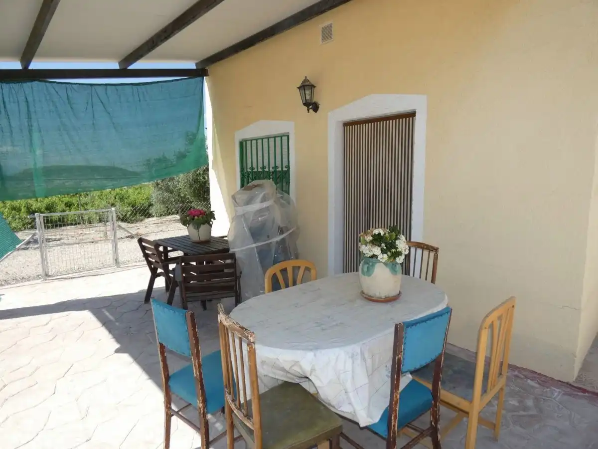 Terrassa de Casa o xalet en venda en Alguazas amb Jardí privat, Traster i Piscina