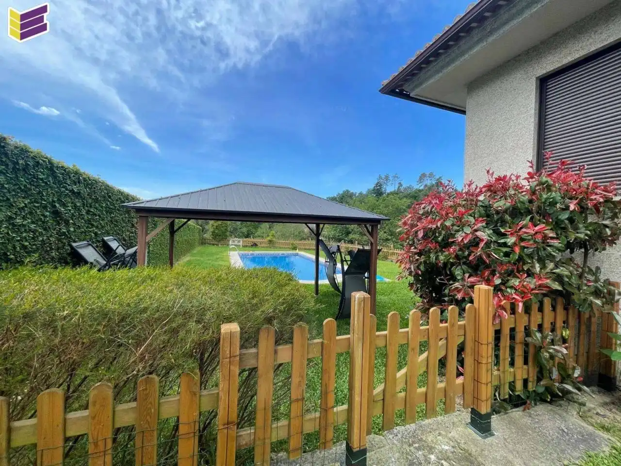 Piscina de Casa o xalet de lloguer en Gondomar amb Calefacció, Jardí privat i Terrassa
