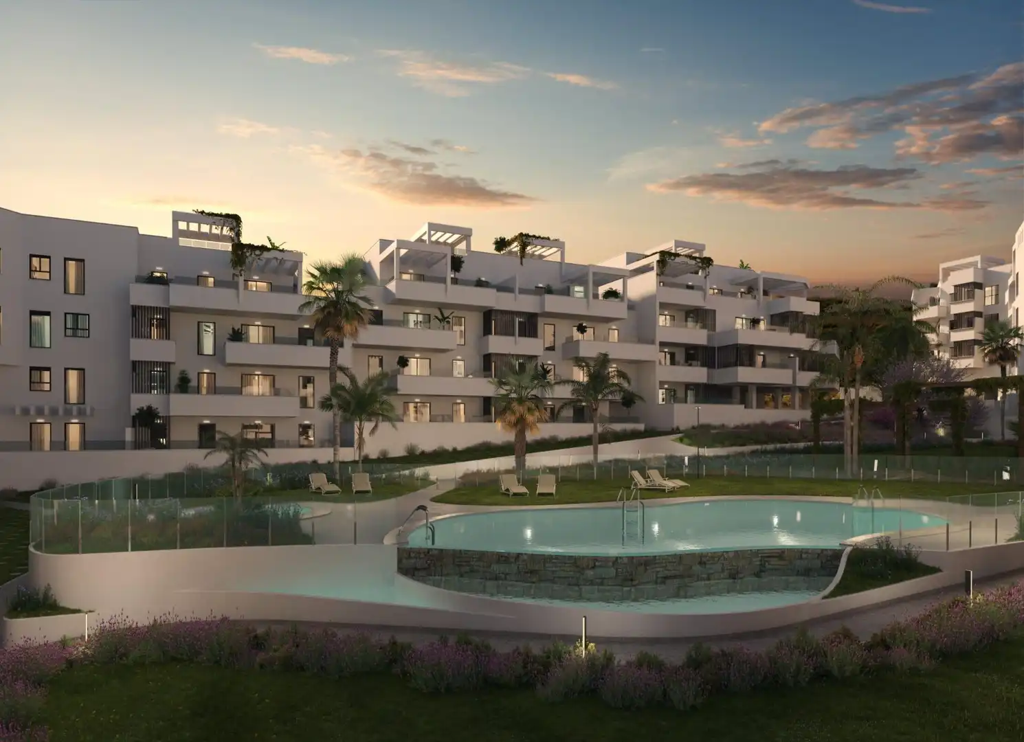 Exterior view of Flat for sale in Málaga  with Air Conditioner, Heating and Terrace