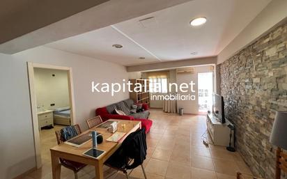 Wohnzimmer von Wohnung zum verkauf in Xàtiva mit Klimaanlage und Balkon