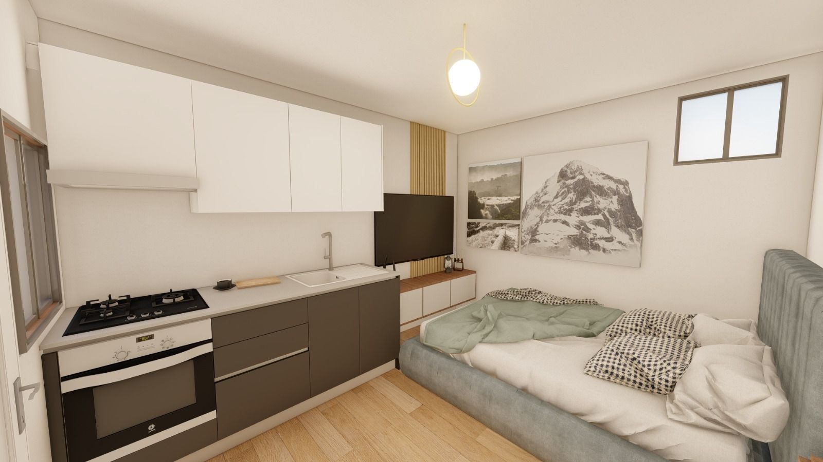 Bedroom of Flat for sale in  Madrid Capital  with Furnished