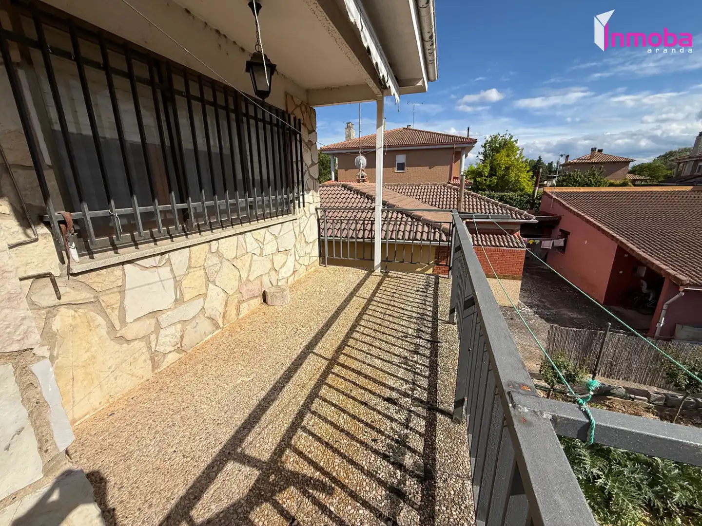 Terrassa de Casa o xalet en venda en Fuentespina amb Calefacció, Jardí privat i Terrassa