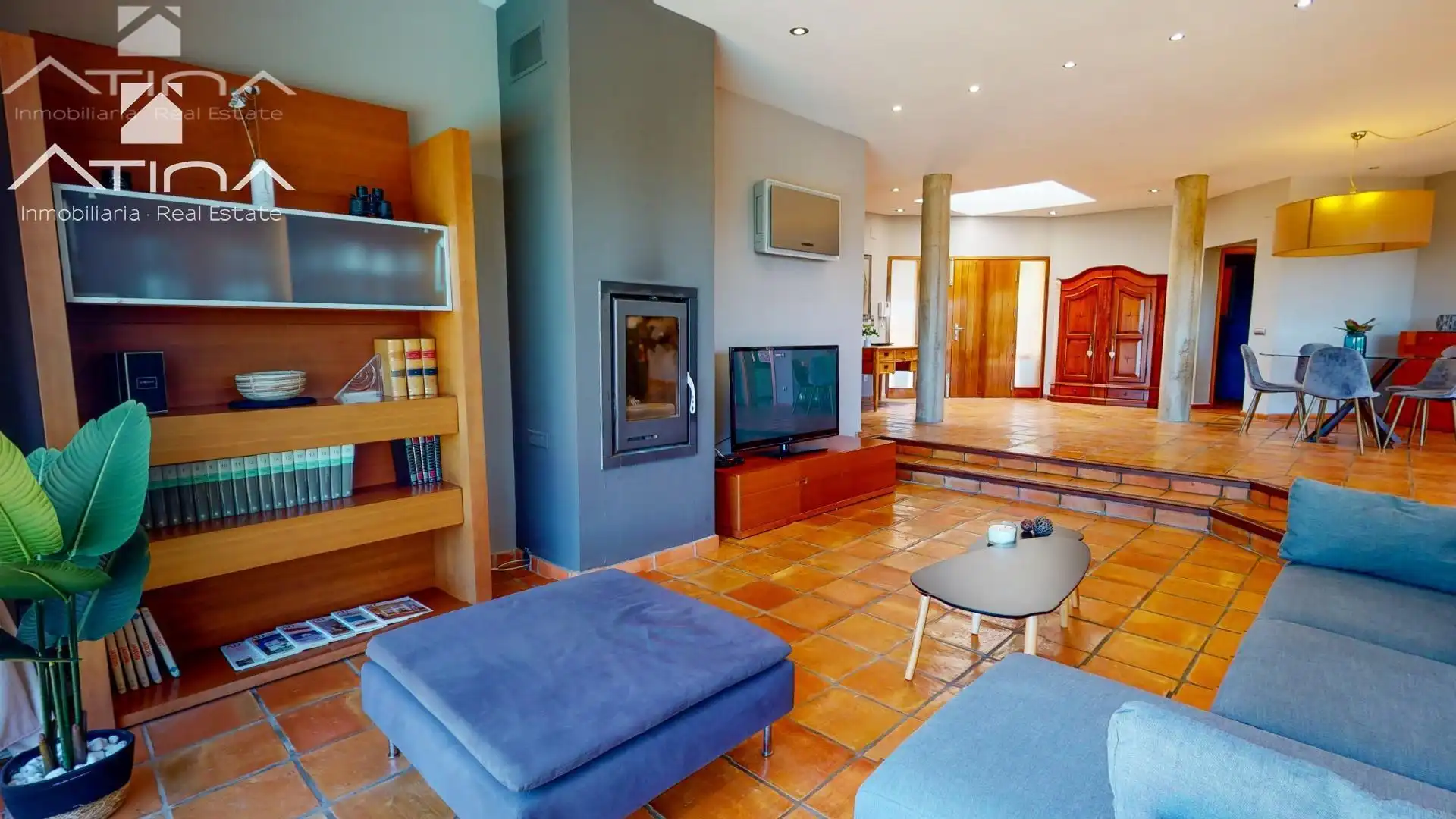 Living room of Houses for sale in Dénia  with Air Conditioner, Private garden and Terrace