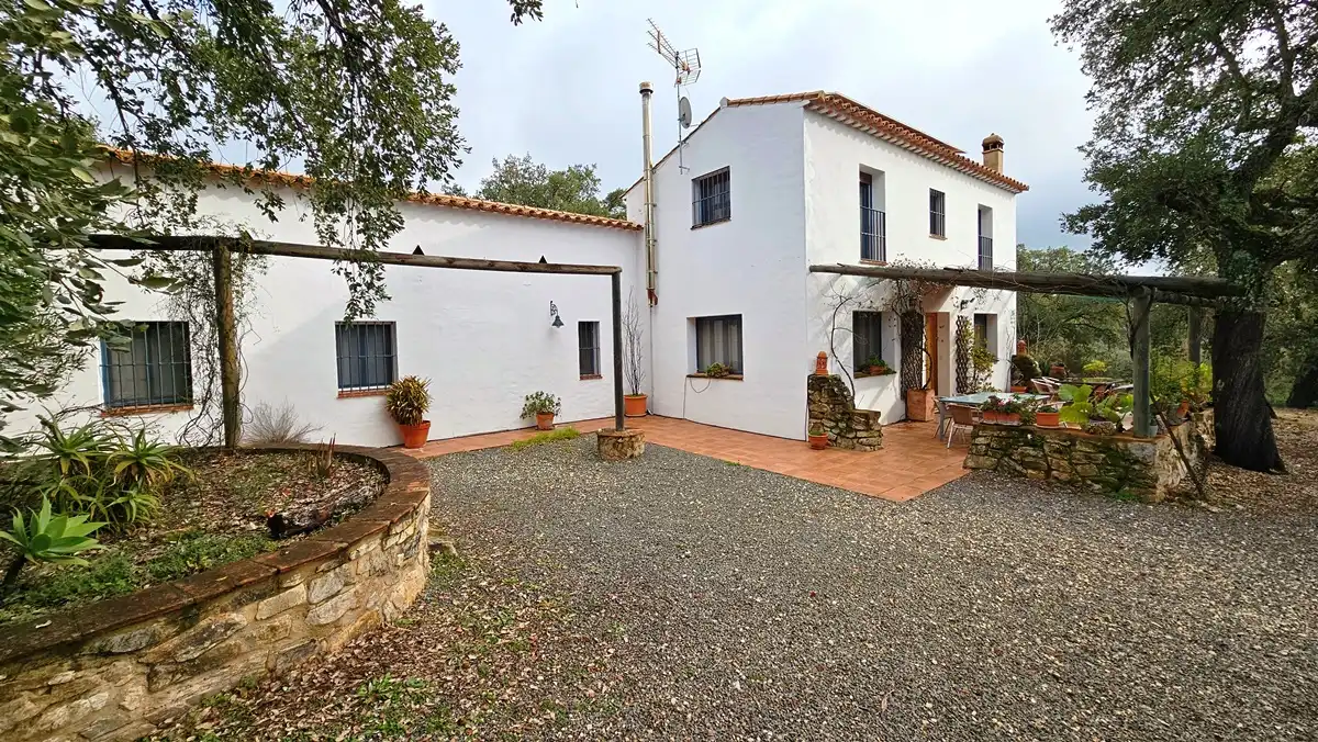 Vista exterior de Finca rústica en venta en Santa Ana la Real con Calefacción, Jardín privado y Terraza
