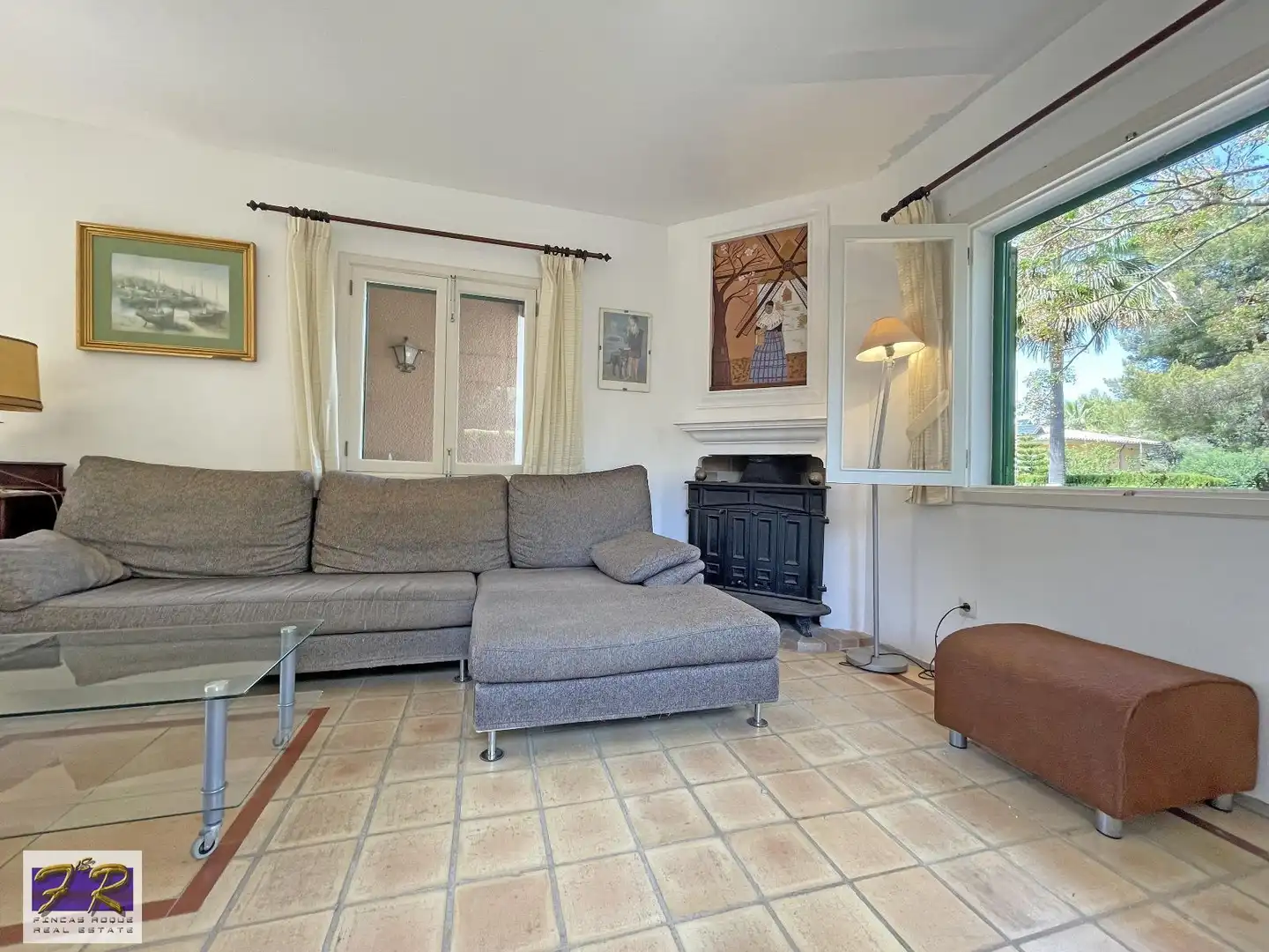 Sala d'estar de Casa o xalet en venda en Alcúdia amb Calefacció, Terrassa i Forn