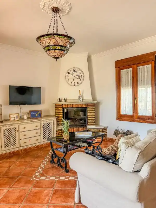Sala d'estar de Casa o xalet en venda en Algodonales amb Aire condicionat, Calefacció i Jardí privat
