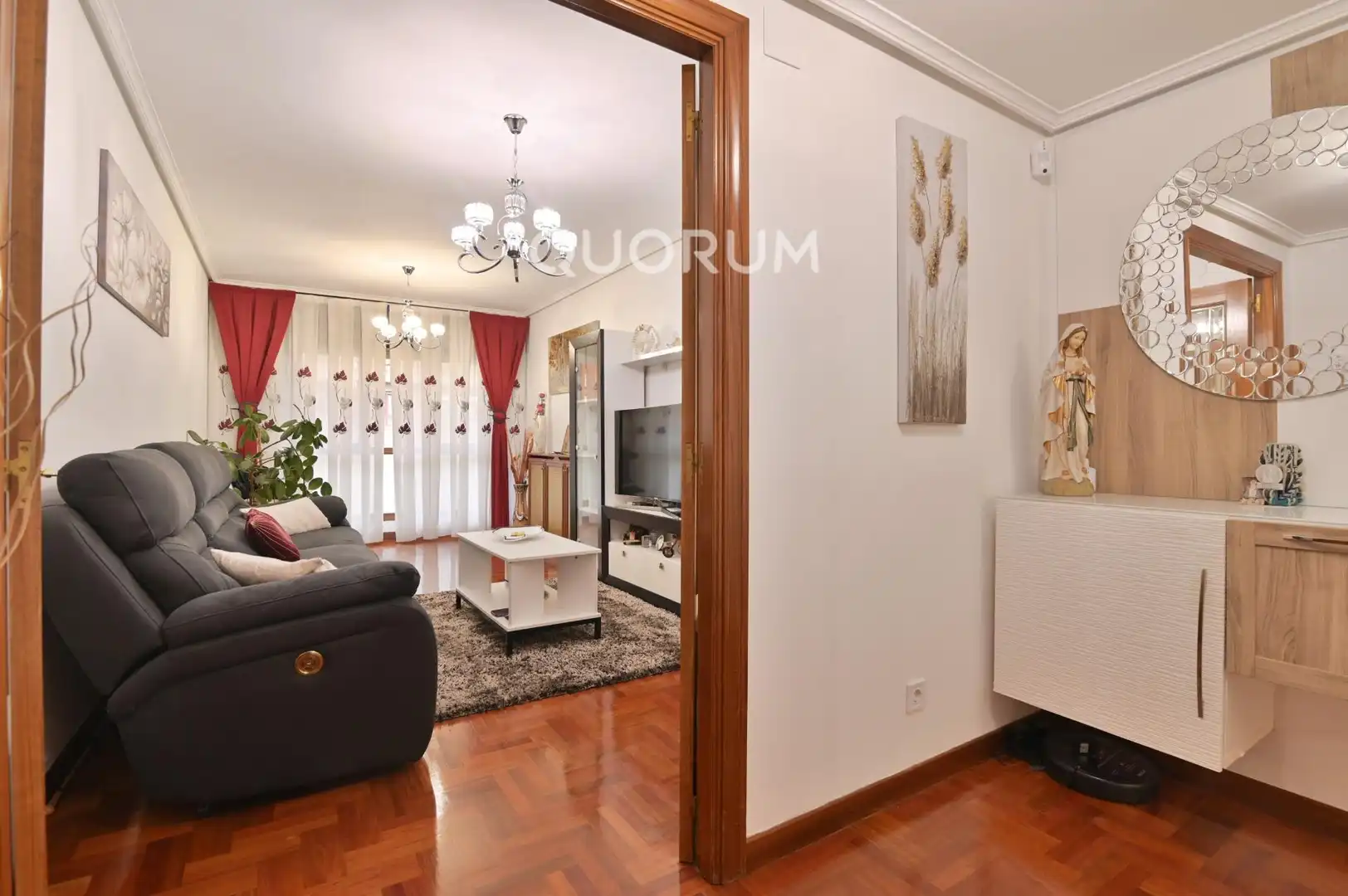 Wohnzimmer von Wohnung zum Verkauf in Galdakao mit Klimaanlage, Heizung und Möbliert