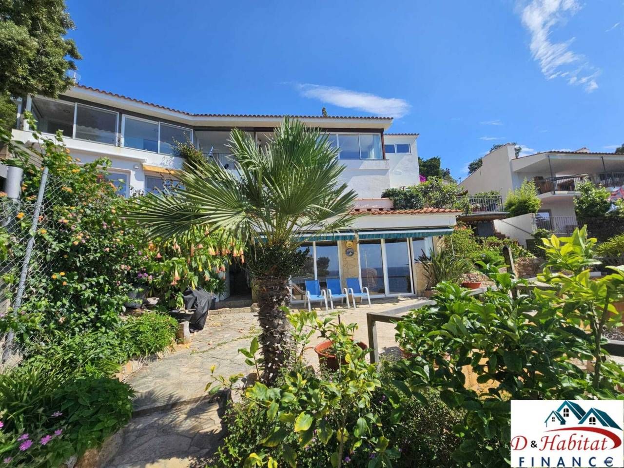 Garden of Single-family semi-detached for sale in Lloret de Mar  with Air Conditioner, Heating and Private garden