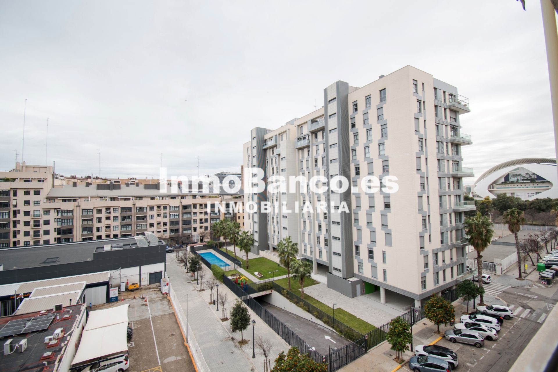 Exterior view of Flat to rent in  Valencia Capital  with Furnished