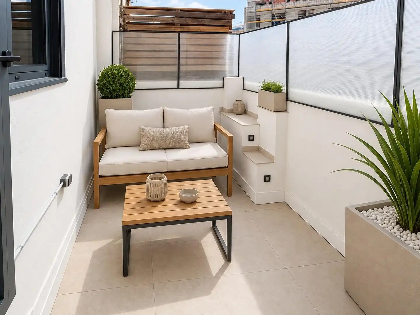 Terraza de Piso en venta en L'Hospitalet de Llobregat con Calefacción, Parquet y Terraza