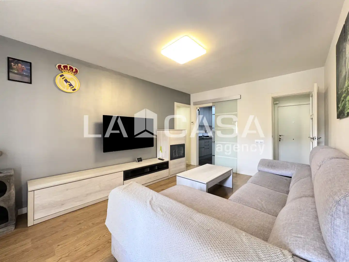 Sala d'estar de Pis en venda en Badalona amb Calefacció i Balcó