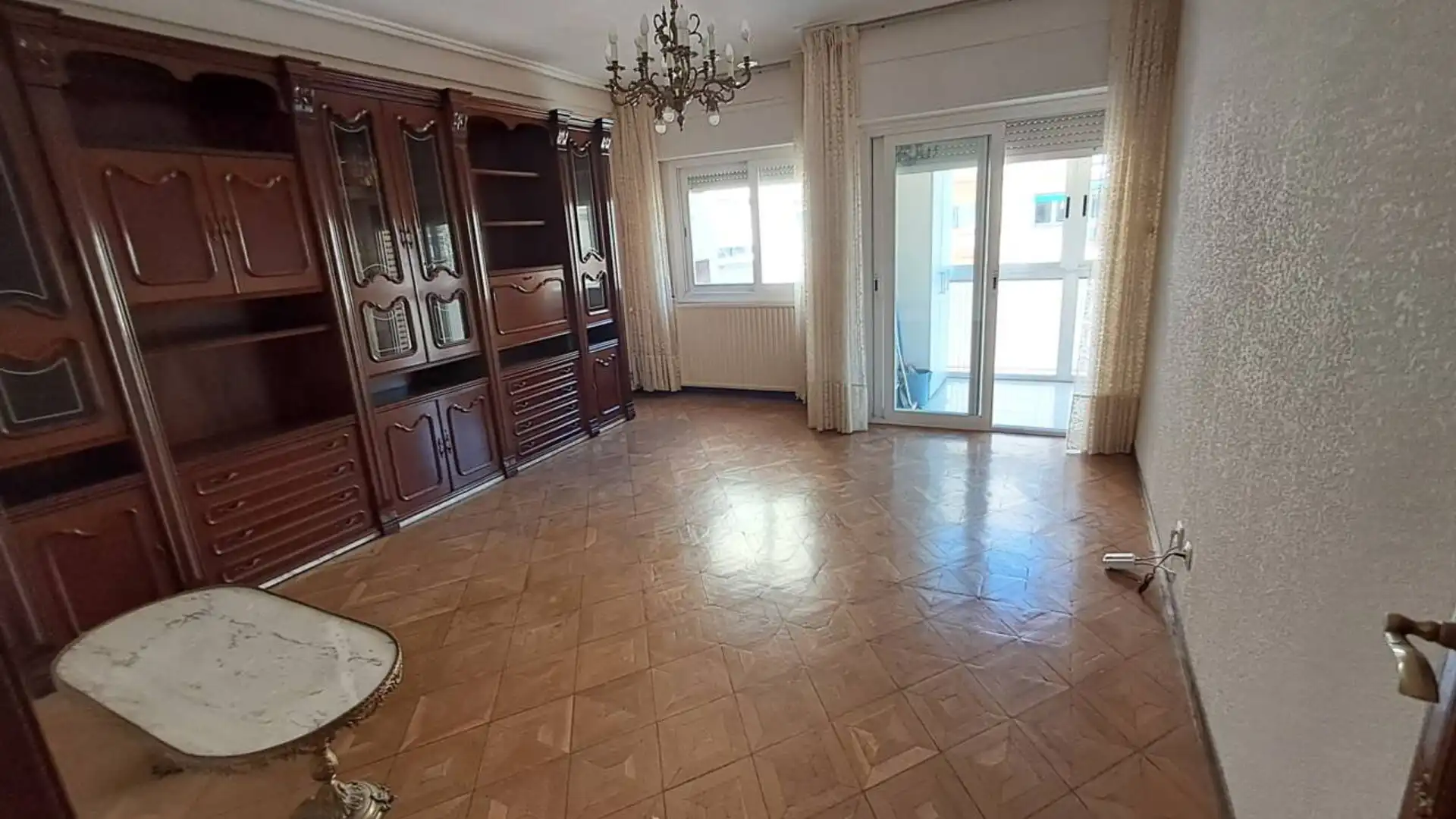 Living room of Flat for sale in  Logroño  with Heating, Parquet flooring and Terrace
