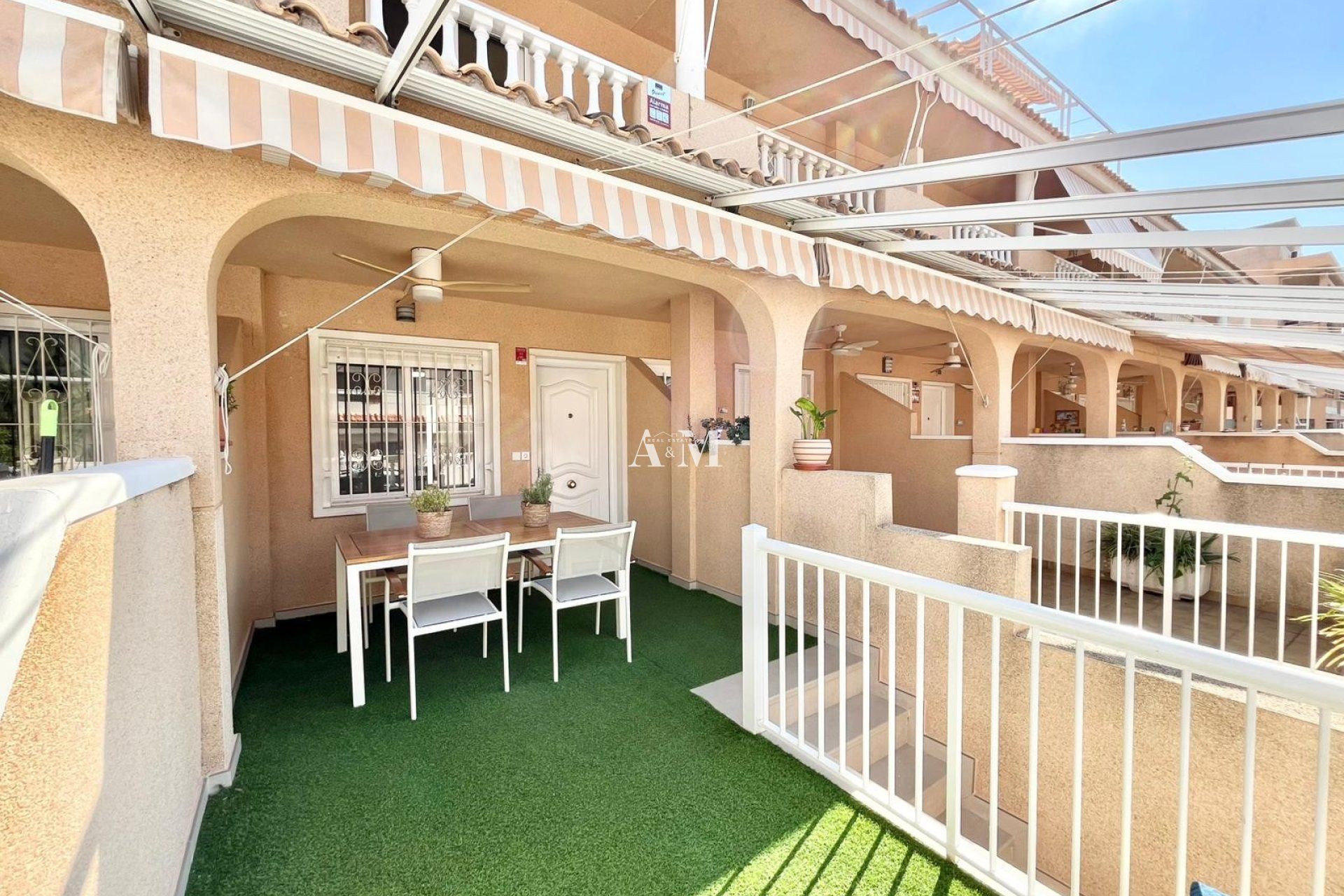 Terrace of Single-family semi-detached to rent in Santa Pola  with Air Conditioner, Heating and Private garden