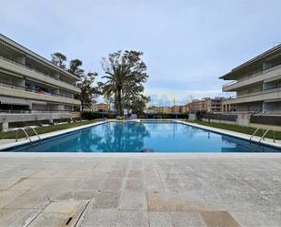 Swimming pool of Flat for sale in Cubelles  with Air Conditioner, Private garden and Terrace