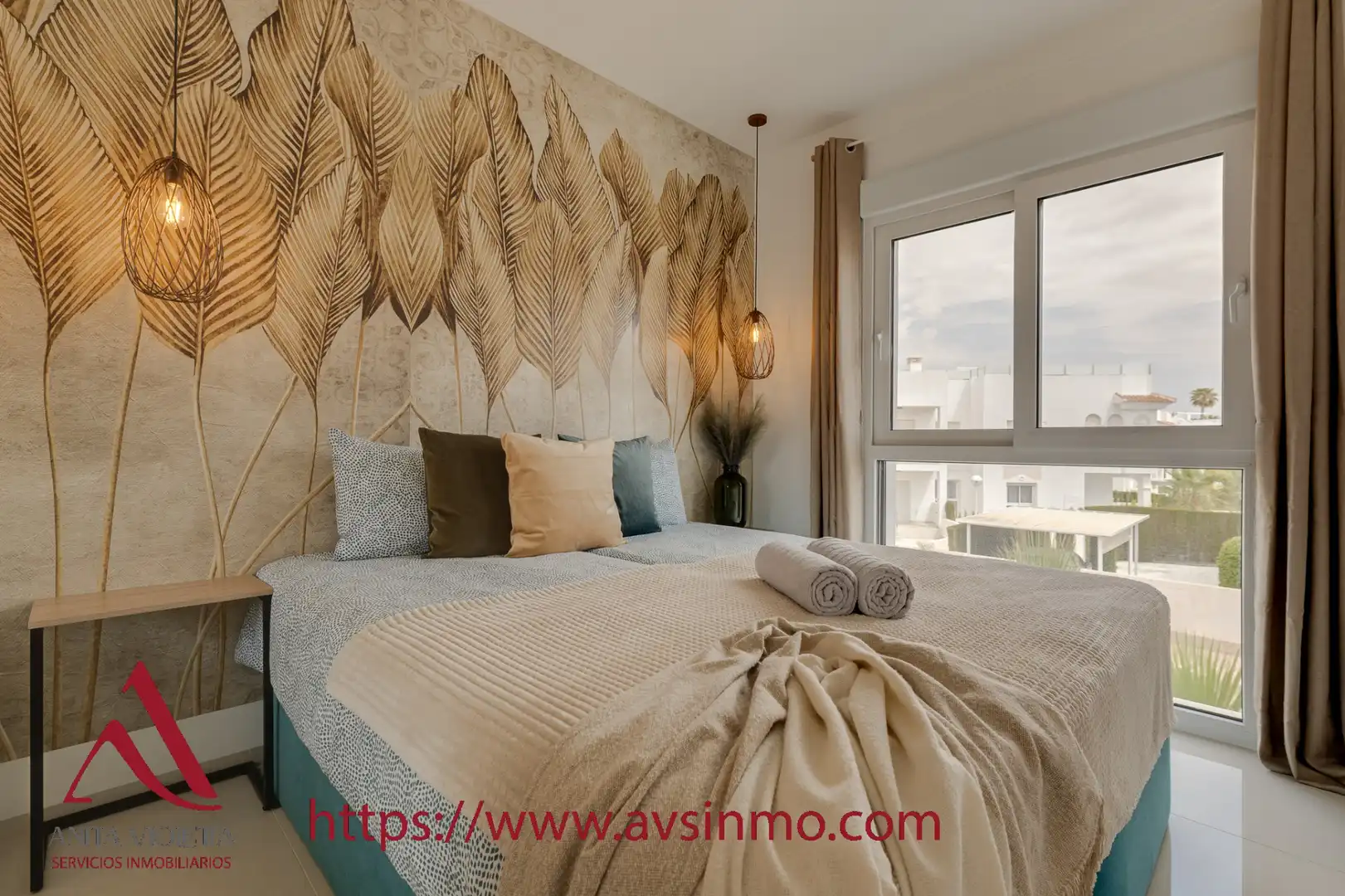 Bedroom of Apartments for rent in Rojales  with Air Conditioner, Terrace and Furnished