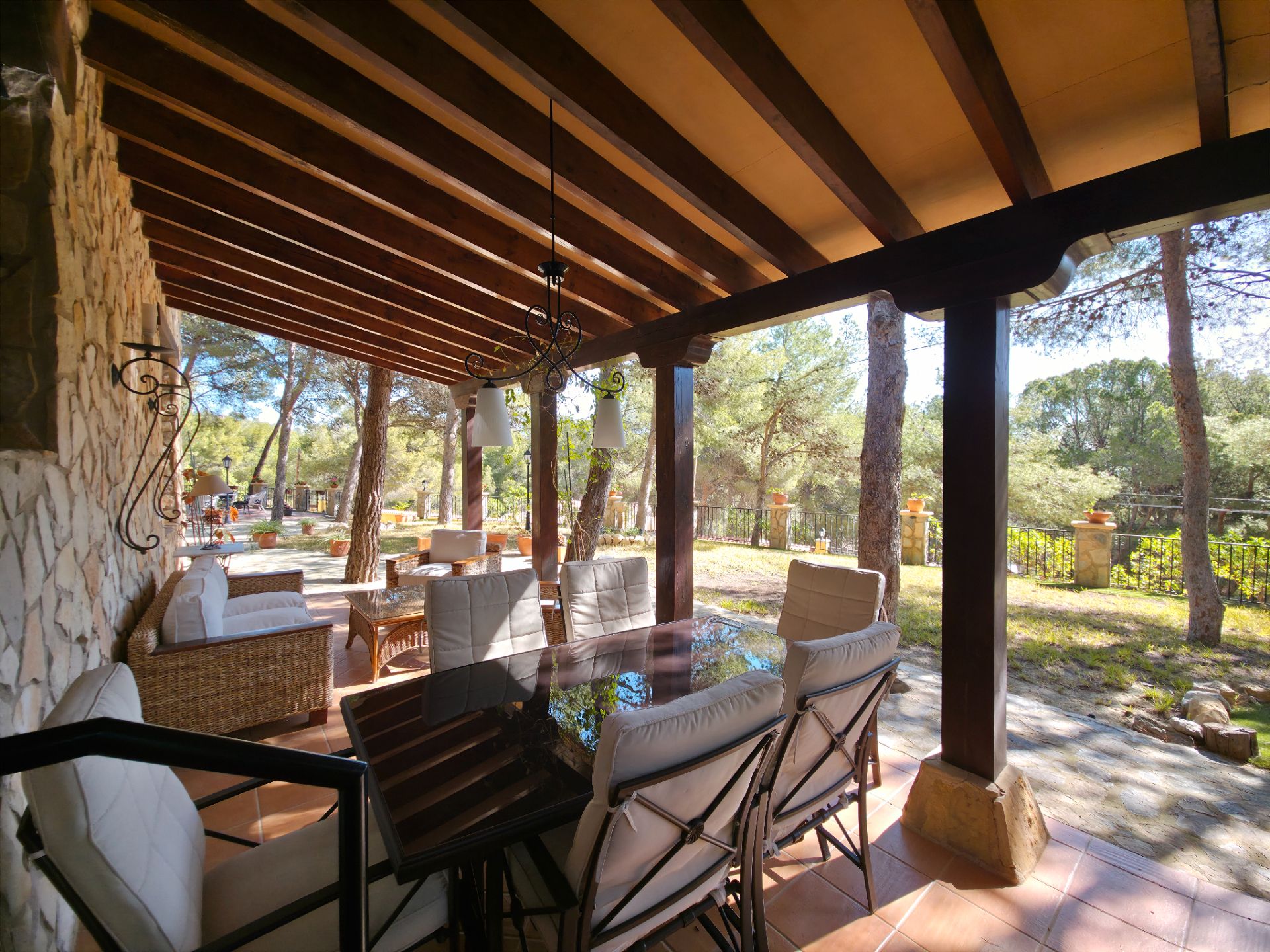 Terrace of House or chalet for sale in Tibi  with Air Conditioner, Heating and Private garden